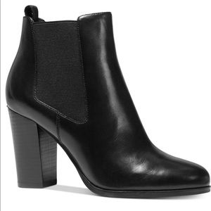 Black MK Boots Leather